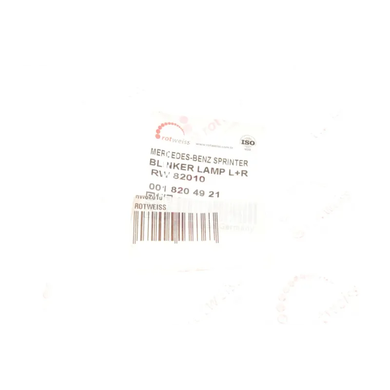 Повторювач повороту на крило ROTWEISS RW82010 для Mercedes-Benz Sprinter 901/902, VW LT 46 1995-2006