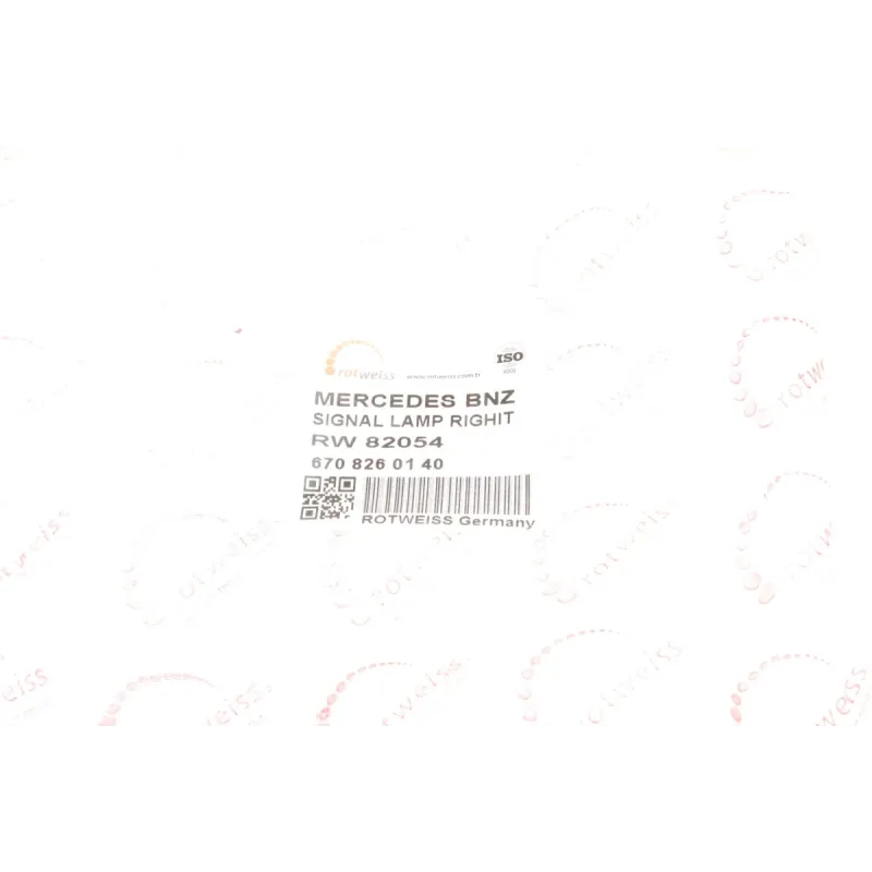 Обманка повороту ROTWEISS RW82054 для Mercedes-Benz Vario (R) 1996-