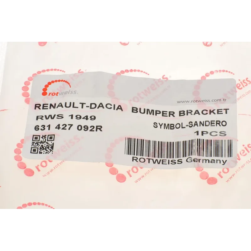 Кронштейн кріплення бампера (переднього/R) Renault Sandero/Stepway 13-/Dacia Sandero 12-