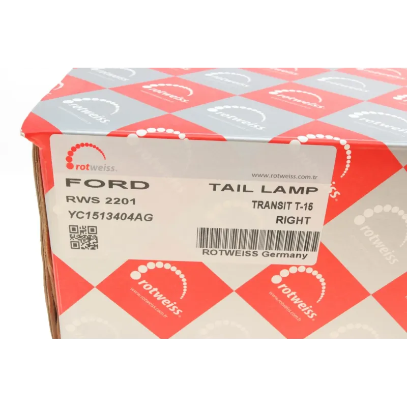 Ліхтар задній правий ROTWEISS RWS2201 для Ford Transit Van 2000-2006
