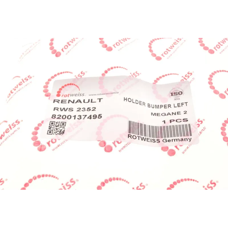 Кронштейн кріплення фари Renault Megane/Scenic 03-08 (L)