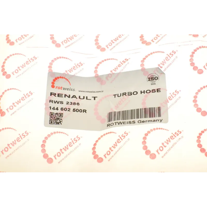 Патрубок інтеркулера (R) ROTWEISS RWS2386 для Renault Clio IV 1.2 TCe 2013-