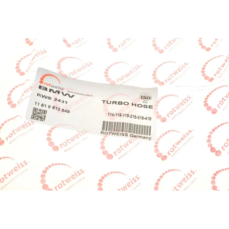 Патрубок інтеркулера (L) BMW 1 (F20/F21)/3 (F30/F80) 15- B37/B38