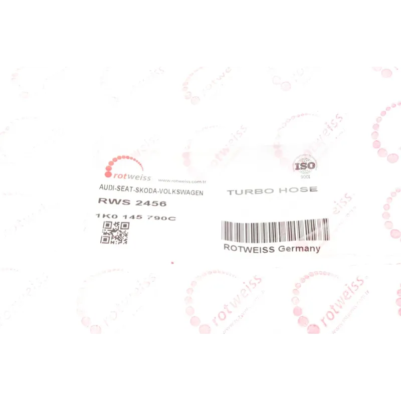 Патрубок інтеркулера задній ROTWEISS RWS2456 для VW Golf V/Passat 2.0 TDI 2005-2013