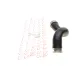Патрубок інтеркулера Volkswagen Transporter T5 1.9 TDI 2003-2009 ROTWEISS RWS2578