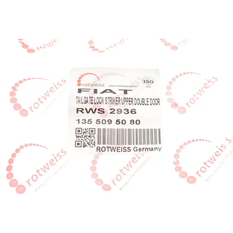 Петля дверей верхня задньої двері ROTWEISS RWS2936 для Peugeot Bipper, Citroen Nemo, Fiat Fiorino