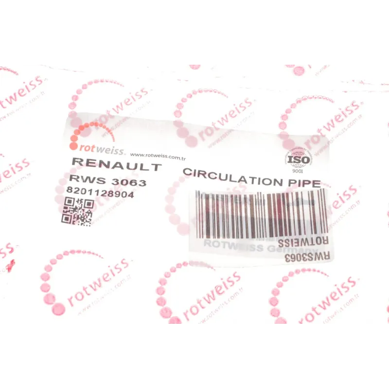 Трубка системи охолодження ROTWEISS RWS3063 для Renault Master III 2.3 dCi 2010-