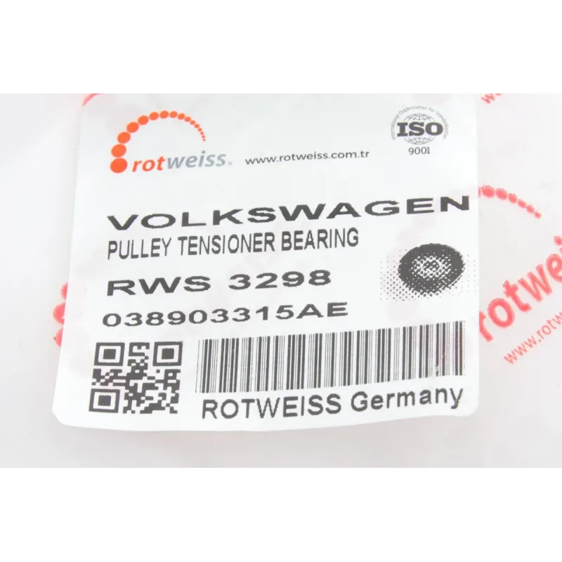 Натяжний ролик генератора ROTWEISS RWS3298 для VW Golf IV 1.9 TDI 1998-2005, 70x24x17 мм