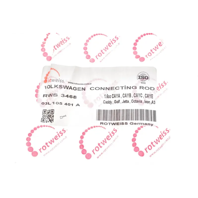 Шатун ROTWEISS RWS3468 для Volkswagen Caddy III/IV 1.6 TDI 2010-2017, 630 г