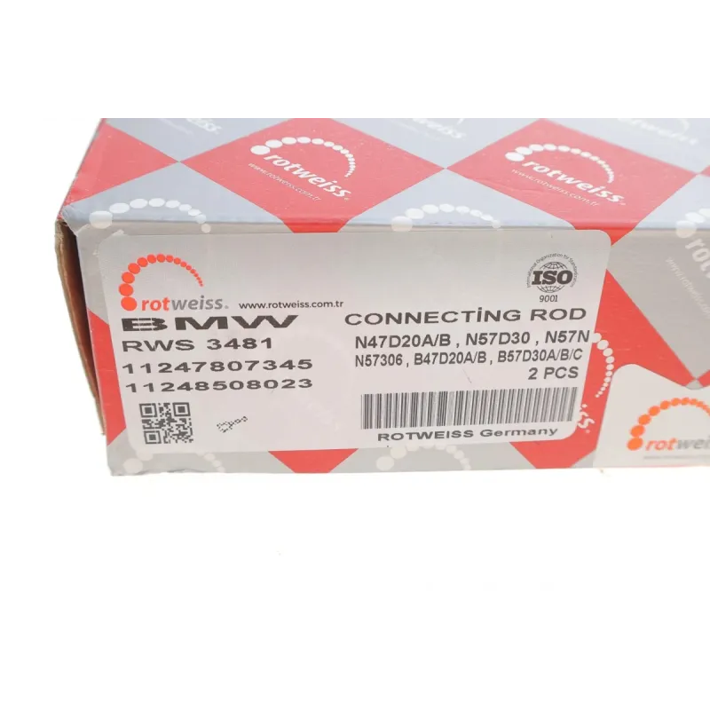 Шатун ROTWEISS RWS3481 для BMW 3 (E90/F30) / 5 (E60/F10) N47 D20