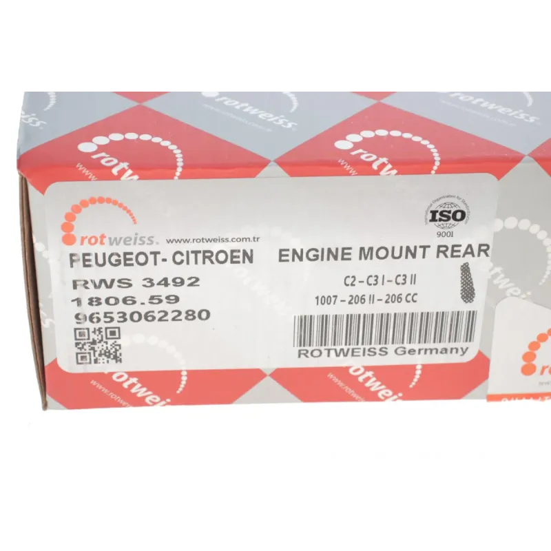 Подушка двигуна (задня) Citroen C3/Peugeot 207 98-