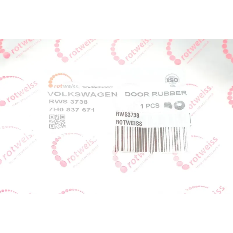 Ущільнювач дверей передніх лівих/правих ROTWEISS RWS3738 для Volkswagen Transporter T5/T6 2003-