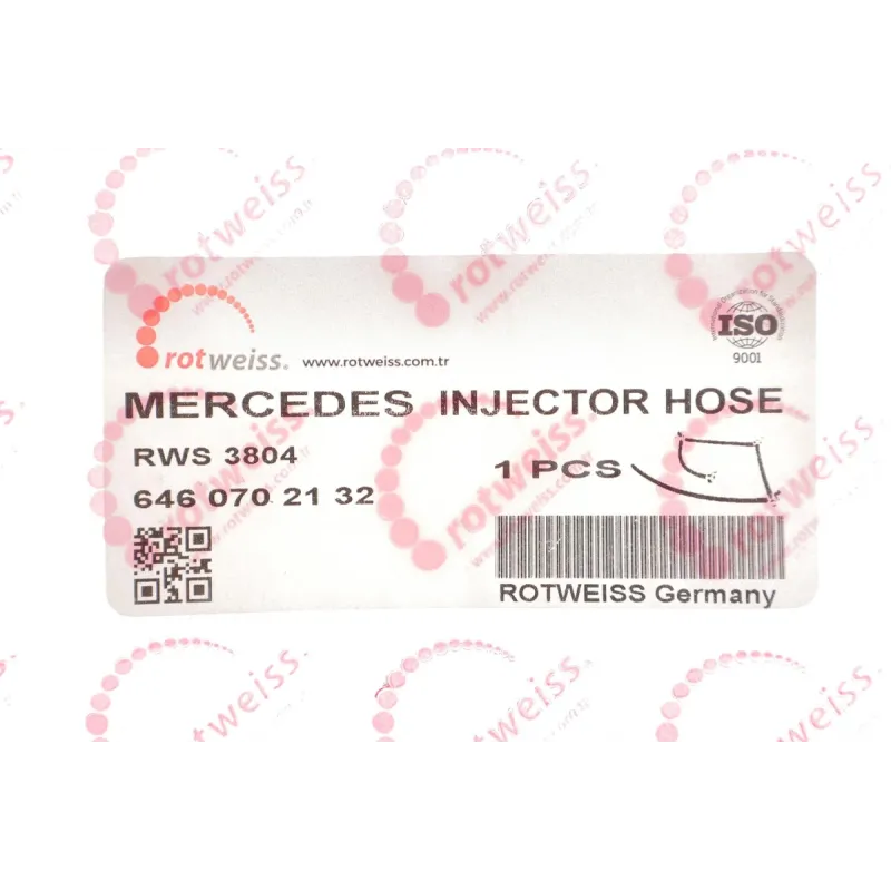 Шланг зливний ROTWEISS RWS3804 для Mercedes-Benz C-Class W204, E-Class W211 OM646