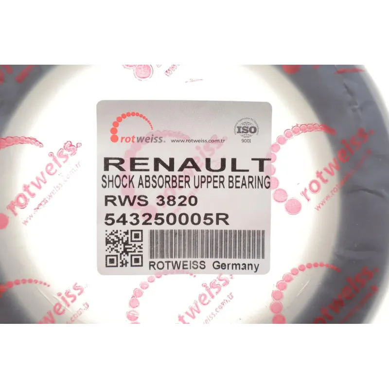Підшипник опорний амортизатора ROTWEISS RWS3820 для Renault Megane, Laguna, Grand Scenic