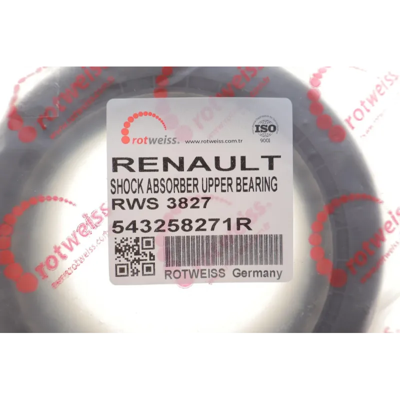 Підшипник опорний амортизатора ROTWEISS RWS3827 для Nissan Qashqai J11, Renault Scenic IV
