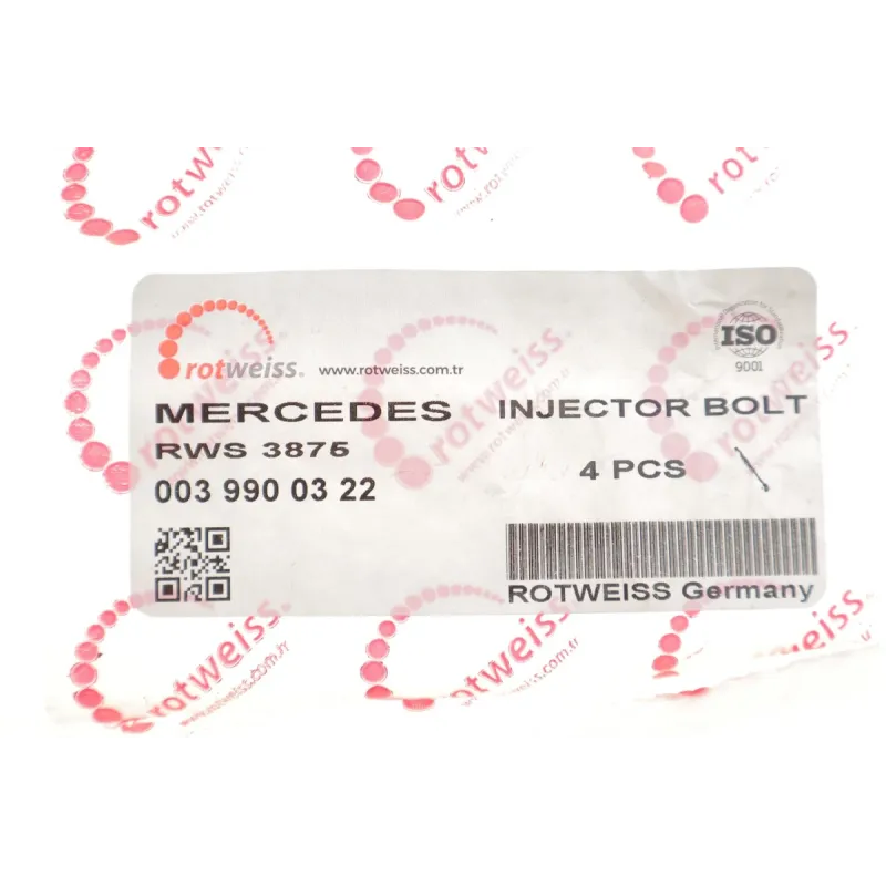 Болт кріплення форсунки ROTWEISS RWS3875 для Mercedes-Benz A-Class W168, Vaneo 1998-2005
