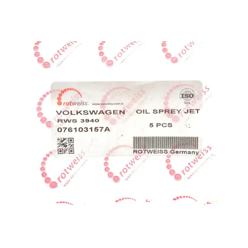 Масляна форсунка ROTWEISS RWS3940 для Volkswagen Crafter 2.5TDI 2006-