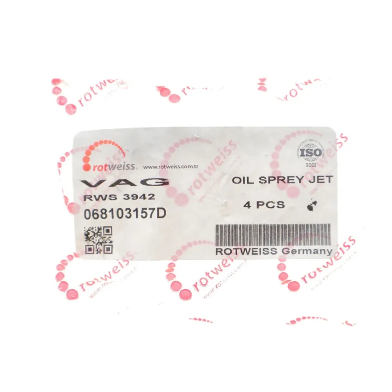 Форсунка масляна ROTWEISS RWS3942 для Volkswagen Caddy II 1.9 D 1995-2004