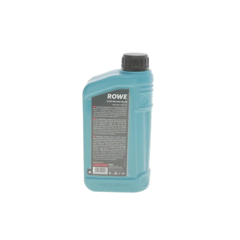 Моторна олива ROWE HIGHTEC SYNT RSi 5W40 (1L) 20068-0010-99 (MB 229.3/226.5, Porsche A40, VW 502 00/505 00, RN 0700/0710)