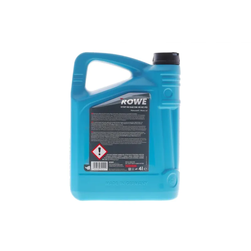 Олива 5W30 HIGHTEC SYNT RS HC-FO (4L) (WSS-M2C913-D/ILSAC GF-3/-4/RN 0700/18-1811 S1/STJLR.03.5003)