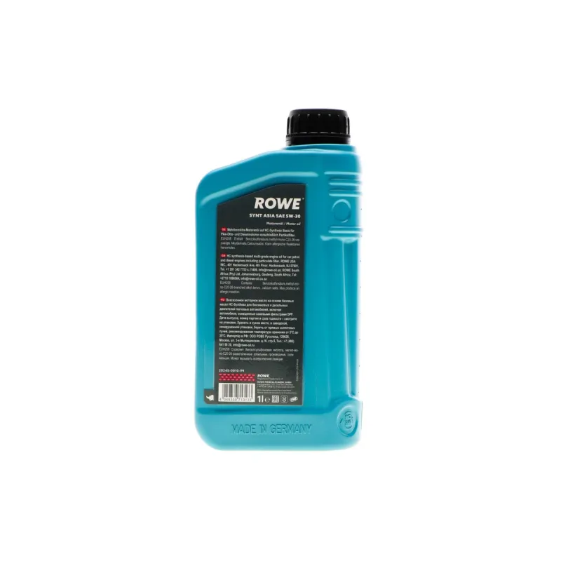 Моторна олива ROWE HIGHTEC SYNT RS ASIA 5W30 1L (ACEA C3/API SN) 20245-0010-99