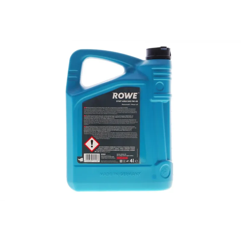 Моторна олива ROWE HIGHTEC SYNT ASIA 5W40 SN/CF (4л) 20246-0040-99