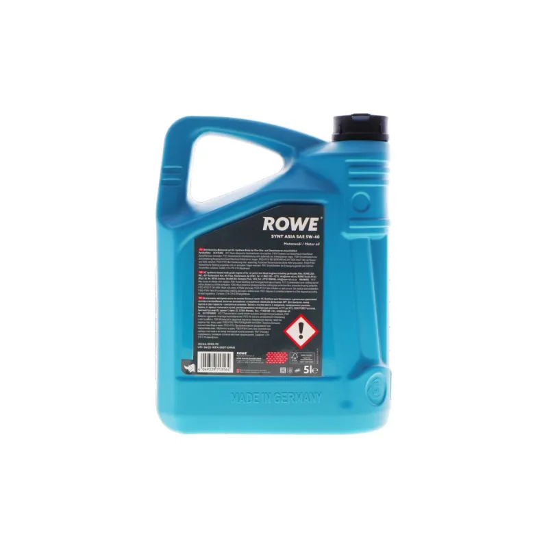 Моторна олива ROWE HIGHTEC SYNT ASIA 5W40 5л (ACEA C3, API SN/CF) 20246-0050-99