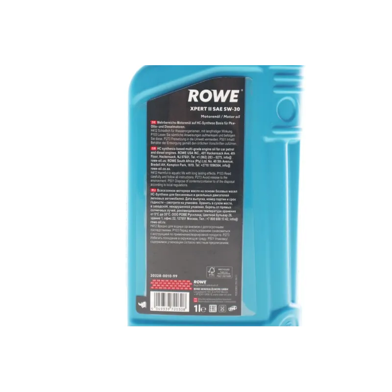 Моторна олива ROWE HIGHTEC XPERT II 5W30 1L (20328-0010-99) ACEA A3/B4, API SN/CF