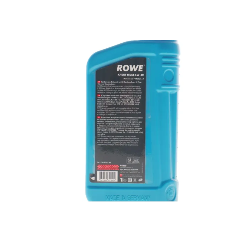 Моторна олива ROWE HIGHTEC XPERT II 5W40 (1L) ACEA A3/B4 API SN/CF 20329-0010-99