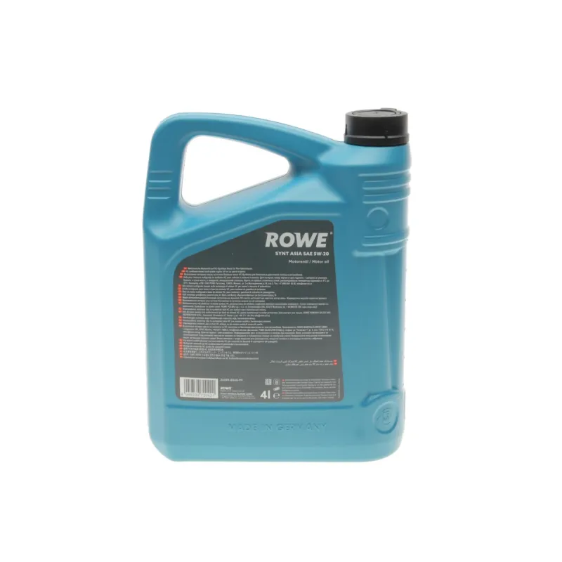 Моторна олива ROWE HIGHTEC SYNT ASIA 5W20 4л (API SP RC/SN PLUS RC, ILSAC GF-5/-6A) 20359-0040-99