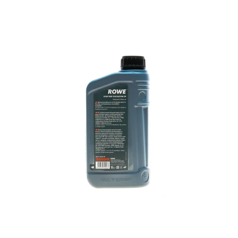 Олива 0W20 HIGHTEC SYNT RSP 210 (1L) (ACEA C5) (API SP) PSA B71 2010