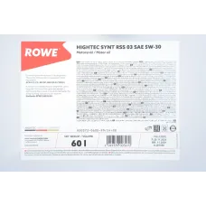 Моторна олива ROWE HIGHTEC SYNT RSS 03 5W-30 60л (MB 229.31/229.51, ACEA C2/C3) 20372-0600-99