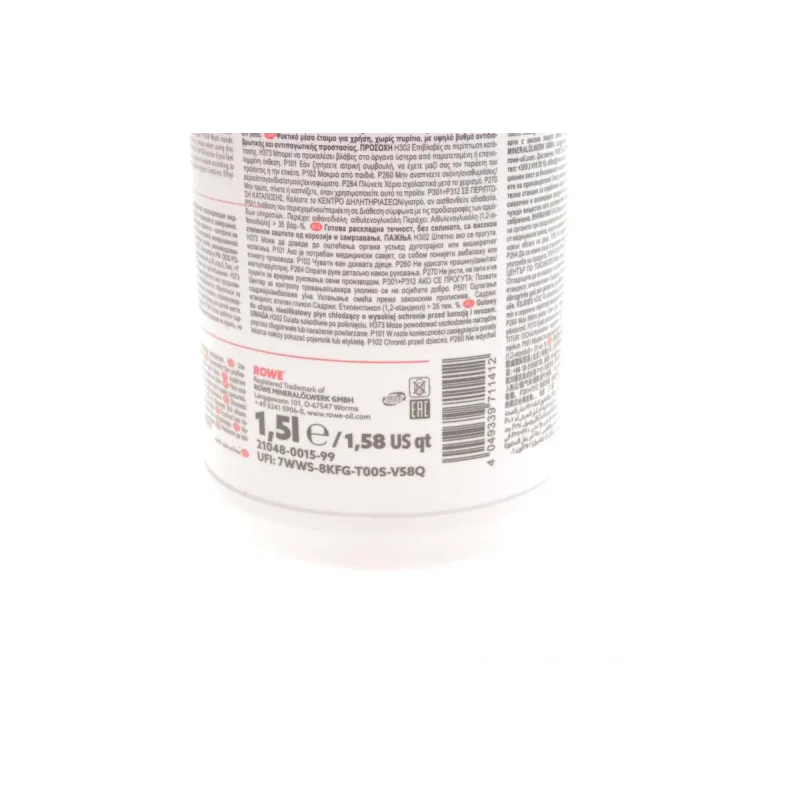 Антифриз фіолетовий ROWE G12/G12+ (1.5L) 21048-0015-99 READY-MIX -25°C HIGHTEC ANTIFREEZE
