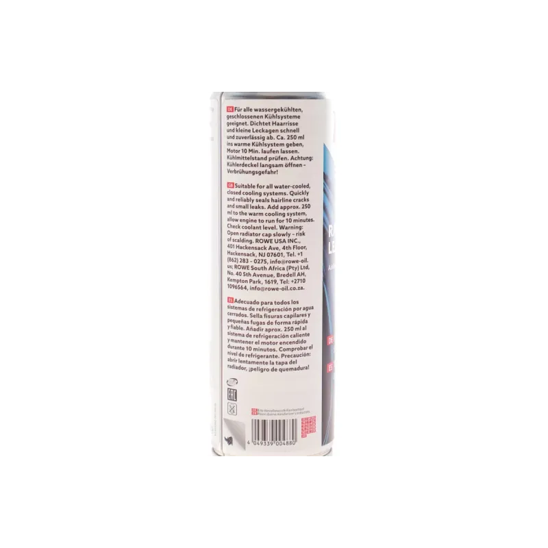 Герметик радіатора ROWE RADIATOR LEAK STOP 23032-0002-99 (250ml)