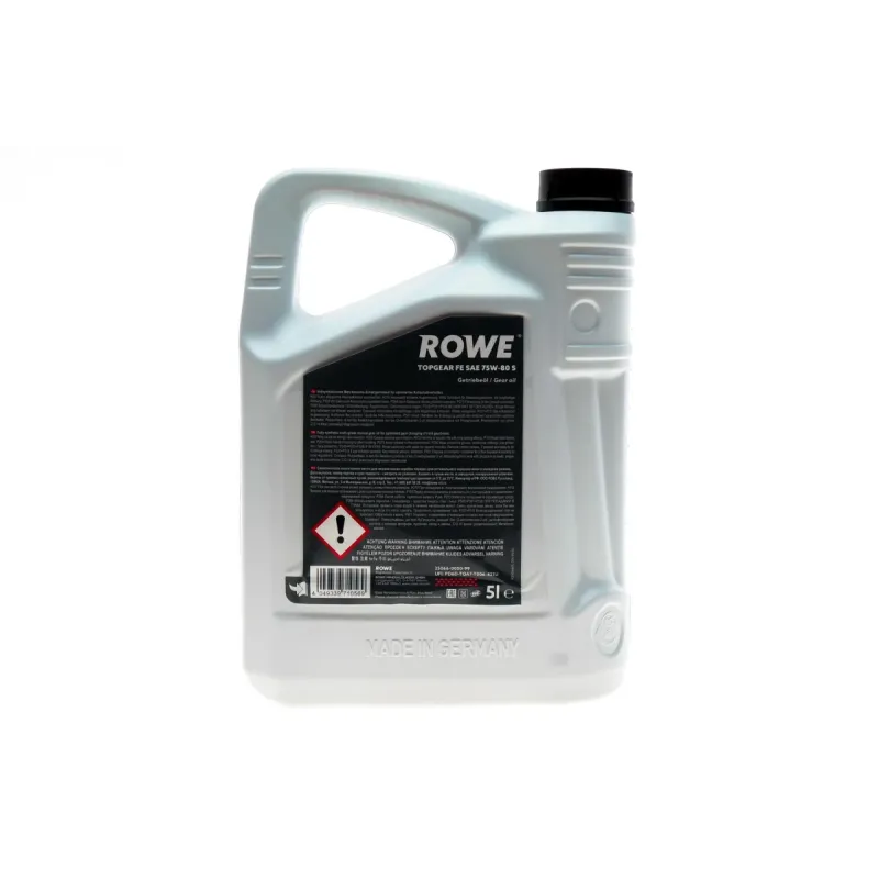 Олива 75W80 HIGHTEC TOPGEAR FE S (5L) (API GL-4/GL-5/9.55550-MZ2/MB 235.10/PSA 9730 A2)
