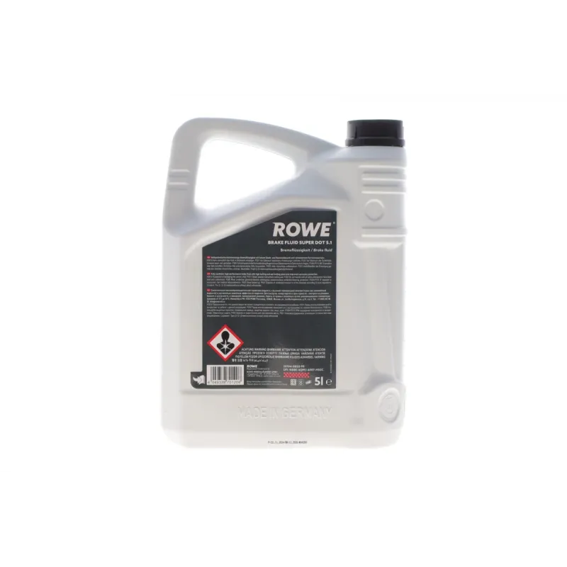 Рідина гальмівна ROWE HIGHTEC BRAKE FLUID SUPER DOT 5.1 (5л) 25104-0050-99