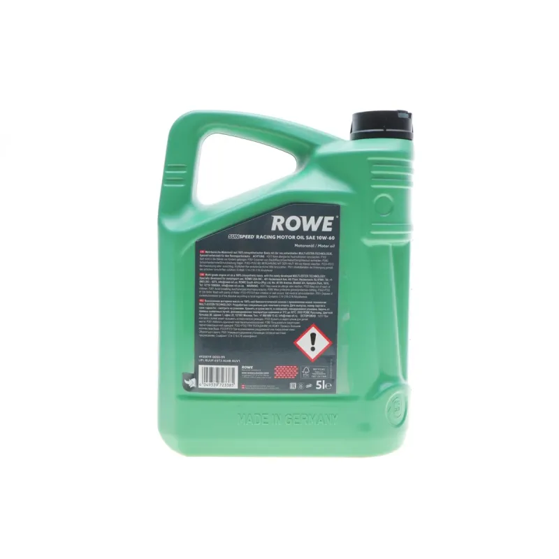 Моторна олива ROWE SUNSPEED RACING 10W60 MULTI-ESTER TECHNOLOGY 5л