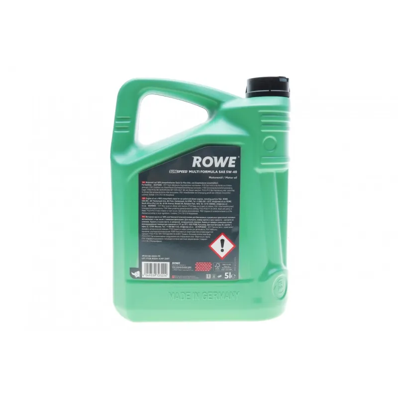 Моторна олива ROWE SUNSPEED MULTI FORMULA 5W-40 (5л) MB 229.51/VW 505 00/505 01/BMW LL-04/RN0710/0700, артикул 4920138-0050-99