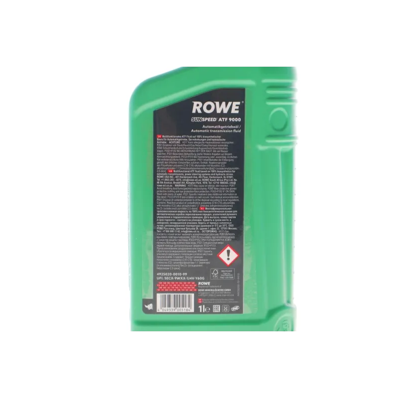 Олива для АКПП ROWE SUNSPEED ATF 9000 (1L) DEXRON IIIH, Mercedes-Benz 235.71, 236.10, артикул 4925020-0010-99