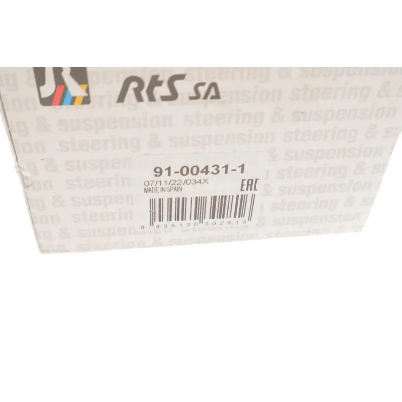 Наконечник рульової тяги правий RTS 91-00431-1 для Renault Master II, Opel Movano, Nissan Interstar 1998-2003, M16x1.5/M14x1.5