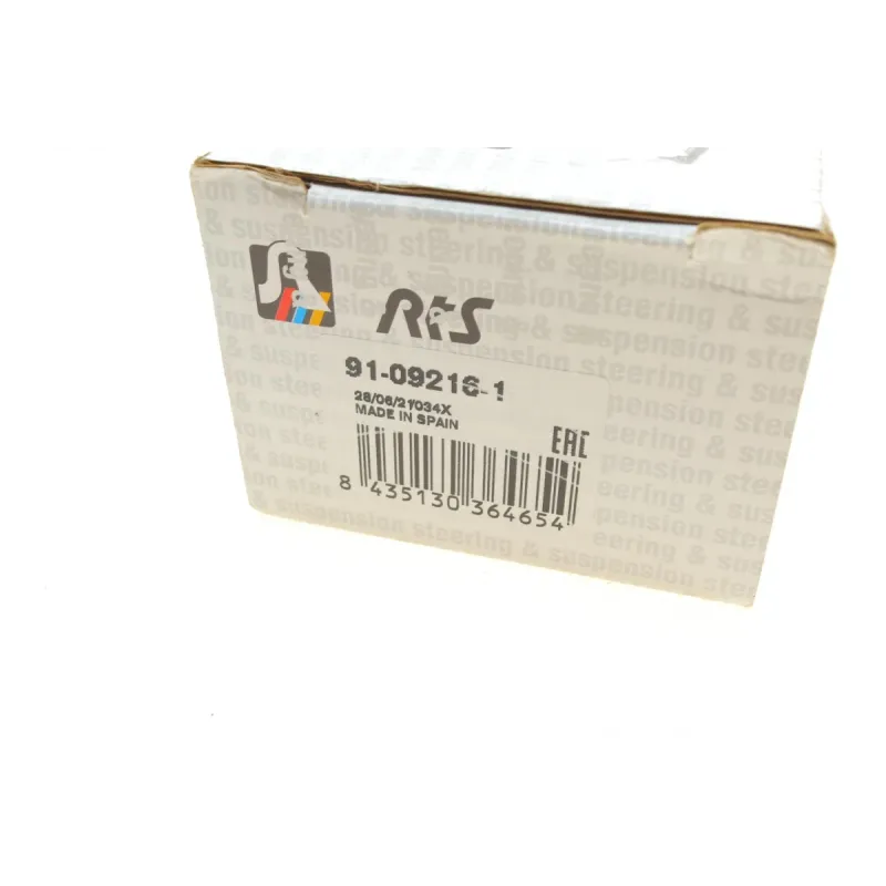 Наконечник рульової тяги правий RTS 91-09216-1 для Renault Kadjar, Nissan Qashqai J11 2013-, M14x1.5/M10x1.25