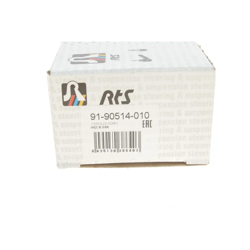 Наконечник рульової тяги RTS 91-90514-010 для Citroen C8/Jumpy, Fiat Scudo, Peugeot Expert 2007-, M14x1.5/M12x1.5