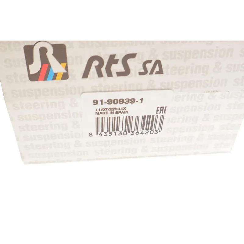 Наконечник рульової тяги правий RTS 91-90839-1 для Mercedes-Benz Vito (W447) 2.2 CDI 2014-, M16x1,5/M14x1,5