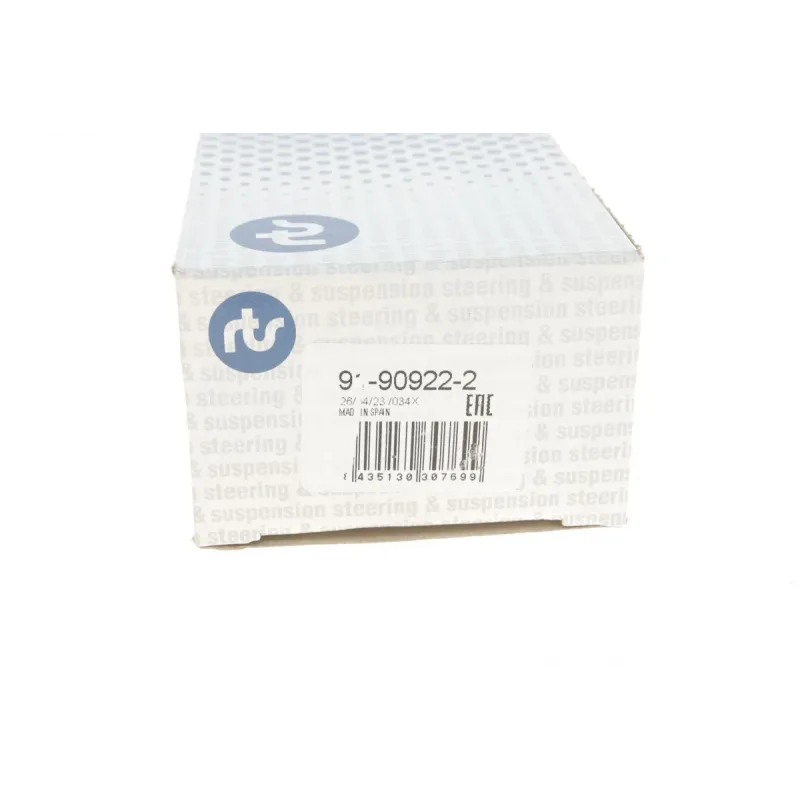 Наконечник рульової тяги лівий RTS 91-90922-2 для Volkswagen T4 1990-2003, M16x1.5/M12x1.5