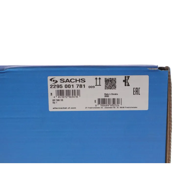 Демпфер зчеплення SACHS 2295 001 781 для Audi A4/A6/A7 2.0 TDI/TFSI 2012-