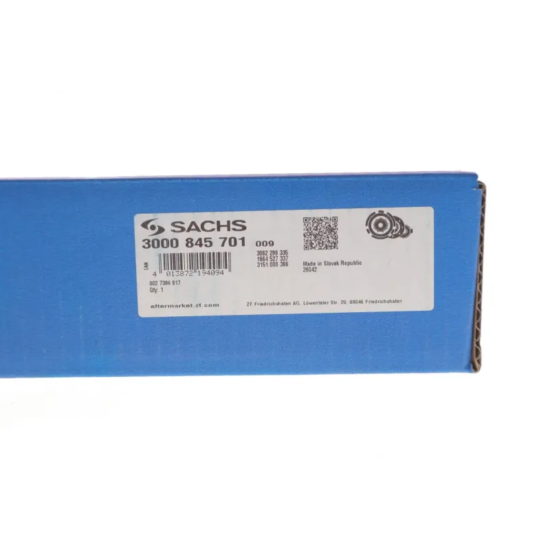 Комплект зчеплення SACHS 3000 845 701 для Volkswagen Golf, Audi A3, Skoda Octavia 1.9 TDI