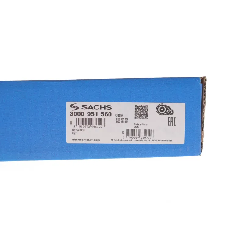 Комплект зчеплення SACHS 3000 951 560 для Citroen Berlingo/Peugeot Partner 1.6 HDI/BlueHDi 2008-, d=235mm