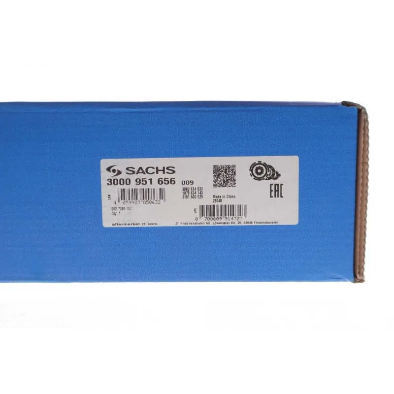 Комплект зчеплення SACHS 3000 951 656 для Renault Master III, Opel Movano B 2.3dCi/CDTI (d=260mm) RWD