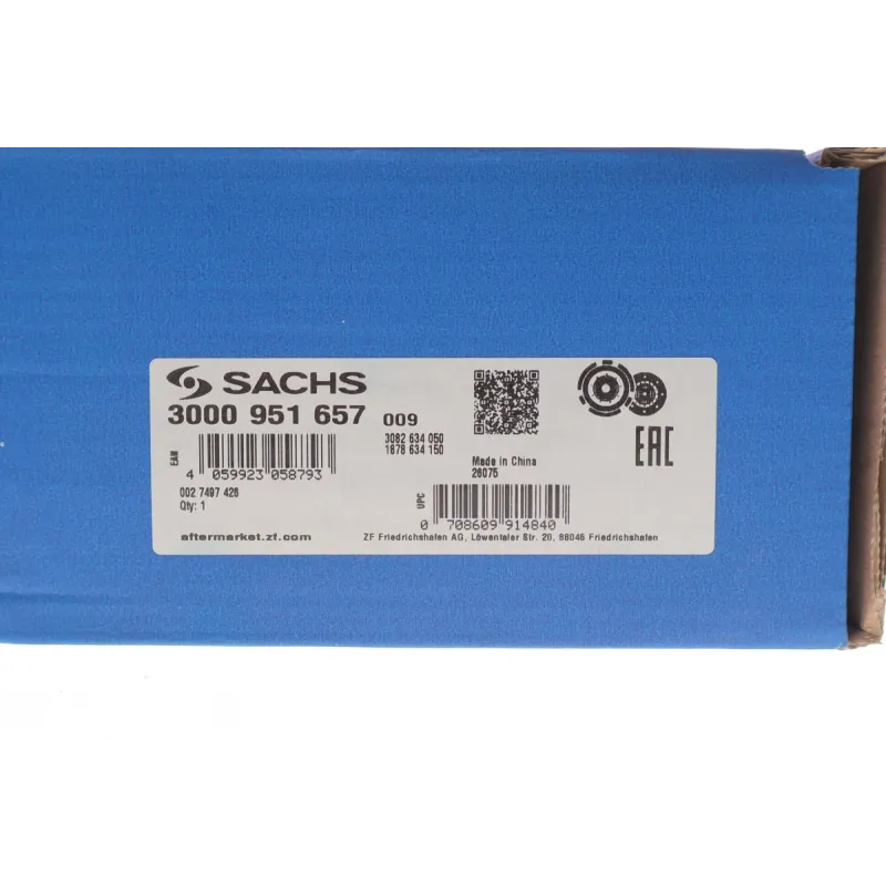 Комплект зчеплення Fiat Ducato 2.3D 06- (d=250mm)
