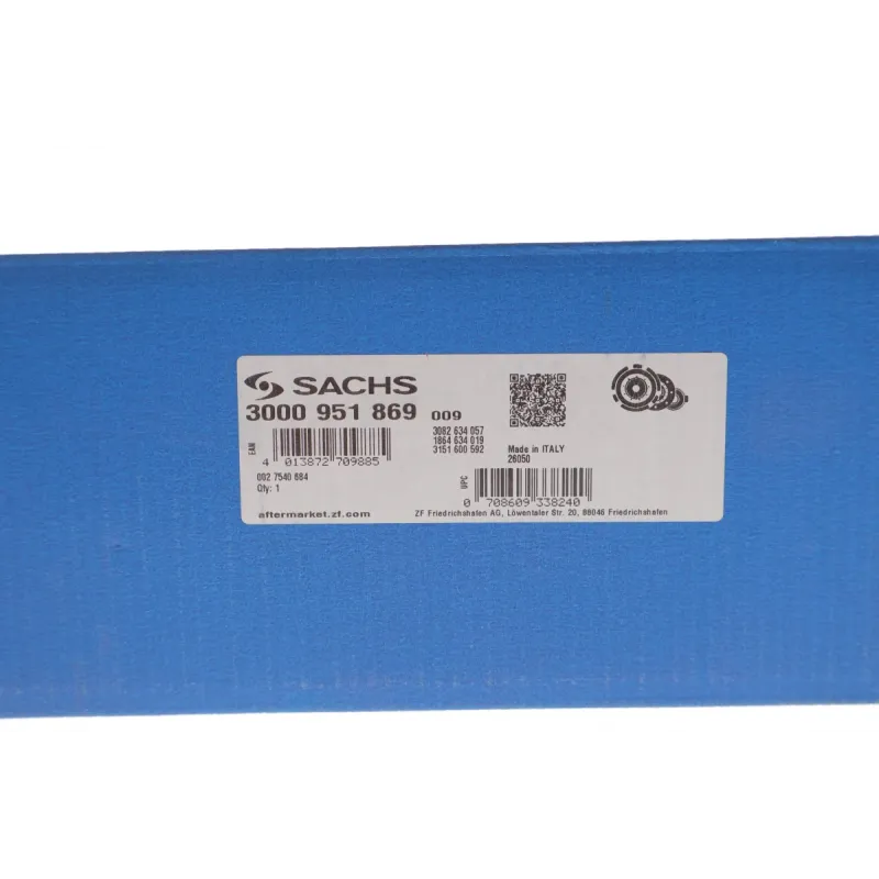 Комплект зчеплення SACHS 3000 951 869 для Nissan X-Trail T30 2.2 dCi/Di 4x4 2001-2013